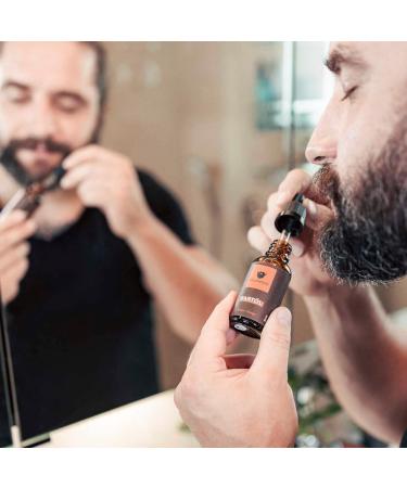 Blackbeard's Ultimate Beard Care Set - Benzoe-Orange Fragrance | Oil Balm Soap Brush Comb & Shears | Perfect Gift for Beards - Buy Online on SooperMarket.com