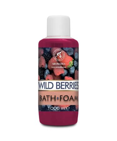 Bath Foam Wild Berries - 34 Fl Oz (1000ml) - Body Care - Good Sleep - Beauty - Bathing - Body Care - Wellness - Relax - Aromatherapy - Spa - Bubble Baths