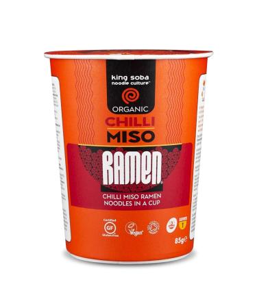 King Soba Organic Chilli Miso Ramen Cup 85 g