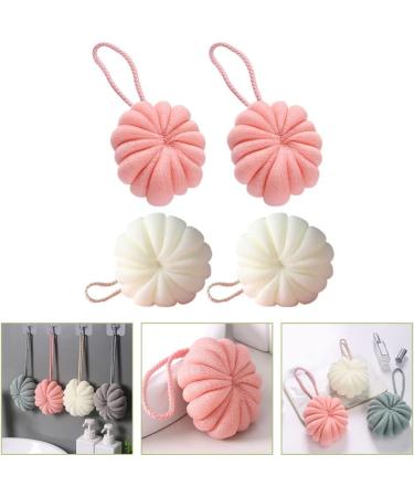 FRCOLOR African Exfoliating Net Scrunchies - 4pcs Bath Shower Loofah Set - Buy Online on SooperMarket.com