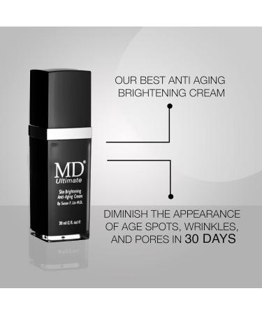 MD Factor Ultimate Anti-Aging Cream | Anti-Wrinkle & Skin Brightening | Peptides for Hydration Collagen Boost & Skin Whitening - Shop Internationally - Buy Online on SooperMarket.com