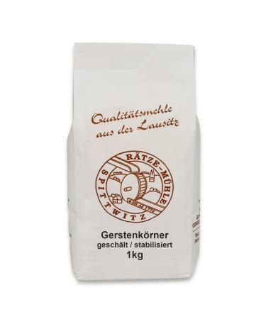 Mills Barley Grains Peeled 1kg - Premium Whole Grain Barley Kernels | Fresh from R tze Mill - Buy Online on SooperMarket.com