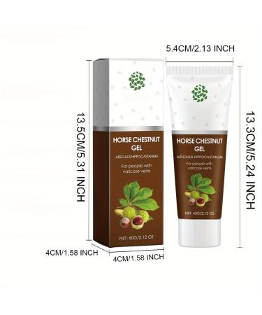 Buy Horse Chestnut Gel for Varicose Veins - Soothing Leg Cream for Circulation & Spider Vein Relief - Buy Online on SooperMarket.com