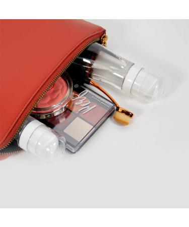 Grand Fusion TSA Approved 3.4 Oz Travel Bottles - 6 Pack for Toiletries Lotions & Creams | Clear Travel Pump Bottles - Buy Online on SooperMarket.com