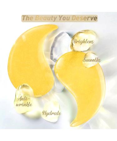 Gold Under Eye Patches - 60 Pcs for Dark Circles & Puffy Eyes Treatment | Under Eye Mask for Beauty Care - 30 Pairs - Buy Online on SooperMarket.com