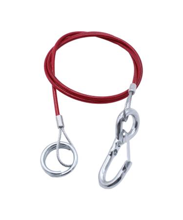 Upgraded Trailer Safety Rope 100cm Robust Trailer Towing Cord Strong & Wear Resistant for Various Towing Need 100cm Trailer Safety Rope Heavy Duty Towing Rope Durable Trailer Rope