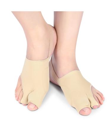 Bunion Corrector Toe Separator Hallux Valgus Corrector 1 Pair Improved Thumb Valgus Orthosis Silicone Valgus Orthosis for Women & Men Hallux Valgus Correction