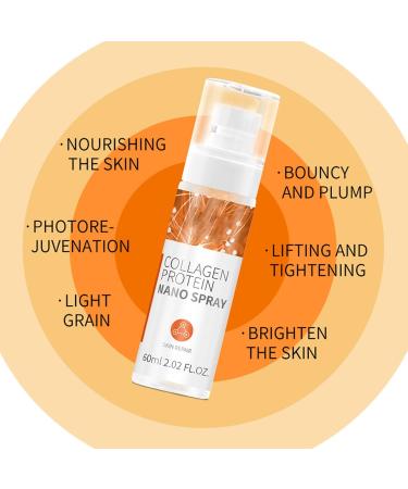 Collagen Face Mist 60ml - Hydrating Moisturizing Spray for Skin Care | Improve Elasticity & Nourish Your Skin - Buy Online on SooperMarket.com