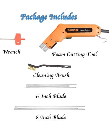 DOMINOX Hot Knife Foam Cutter Foam Cutting Tool Kit Heavy-duty Case Styrofoam Cutter for Cutting Foam Board Insulation EPP EPS XPS EVA EPE PU KT Board Sponge Nylon - Buy Online on SooperMarket.com