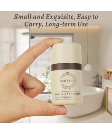 Quick Hair Oil-Remove Powder 12g | Unisex Texturising Dry Shampoo | Instant Root Lifting and Oil Control | Matte Volume Powder with Mirror and Puff | For All Hair Types | Includes Applicator - Buy Online on SooperMarket.com