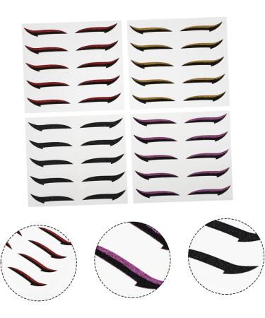 WOONEKY 20 Pairs Eyeshadow Stickers Eye Skin Sticker Eyeliner Decal Makeup Stickers for Eye Paper - Buy Online on SooperMarket.com