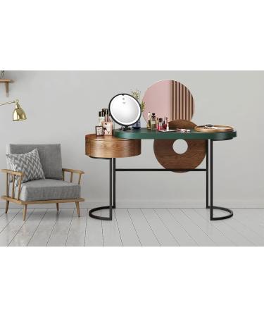 10x Lighted Magnifying Makeup Mirror with Suction Cups - Easy Install, 360 Swivel Joint - Buy Online on SooperMarket.com
