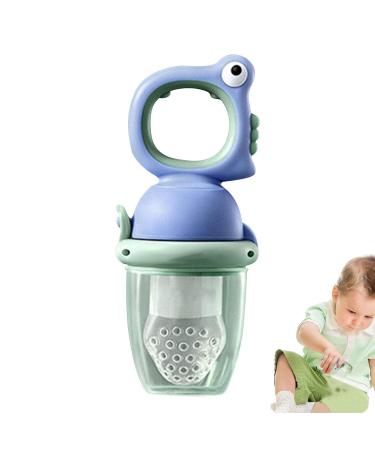 Bexdug Fresh Food Dispenser for Babies | Ultraicide Silicone Baby Food Pacifier - Safe & Healthy Nibble Feed for Toddlers & Newborns - Blue - Buy Online on SooperMarket.com