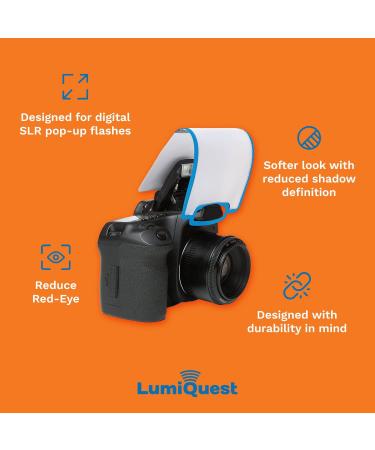 LumiQuest Soft Screen Flash Diffuser | Neon Blue | Universal Design for DSLR Cameras - Buy Online on SooperMarket.com