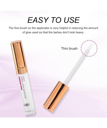 FADLASH Clear Eyelash Glue - Super Strong Hold, Waterproof, Latex-Free Lash Adhesive 5.5ml - Buy Online on SooperMarket.com