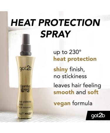 Got2b Guardian Angel Up to 230 degrees Heat Protection Hair Spray Contains Argan Oil Silicone Free 200ml (Pack of 2) 200 ml (Pack of 2) - Buy Online on SooperMarket.com