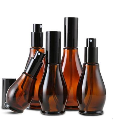 Vasana Amber Glass Spray Bottles - 50ml Fine Mist with Anti-Dust Cap | Ideal for Cosmetics Aromatherapy Essential Oils | Set of 3 - Buy Online on SooperMarket.com