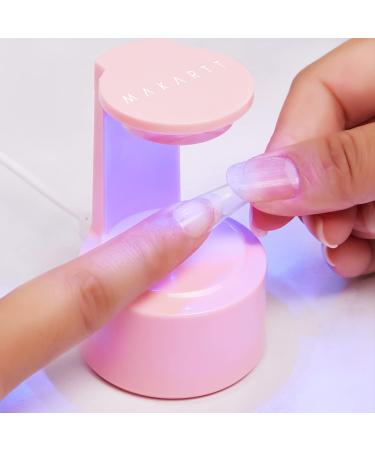 Makartt LED Mini Nail Lamp Nail Dryer 5W UV Nail Lamp for Gel Nails Nail Light Curing Lamp for Gel Nail Polish Extension Gel Travel Gel Nail Lamp Led Nail Lamp