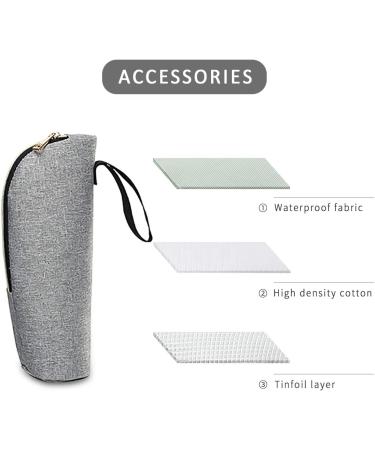 SONARIN Baby Nappy Changing Bag with Insulated Pocket Satchel Waterproof Large Capacity Stylish and Durable Light Gray - Buy Online on SooperMarket.com