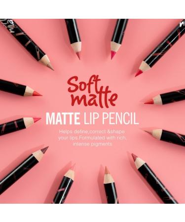 KALLORY Black Lipstick Black Colored Pencils 36 pcs and Liners Pen Shaping Matte Lipstick Makeup Women Liner for Lip Girls Pencil Colors Matte Eyeliner Black Pencils 1 count (Pack of 1) As Shownx3pcs - Buy Online on SooperMarket.com
