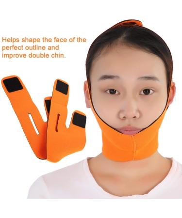 Face Slimming Cheek Mask V Line Facial Mask Chin Lift Up Anti Wrinkle Mask Face Line Slim up Belt (Orange) - Buy Online on SooperMarket.com