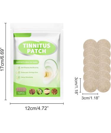Tinnitus Relief Patch 12pcs - Lightweight and Mild Ear Pain Relief for Tinnitus Patients - Buy Online on SooperMarket.com