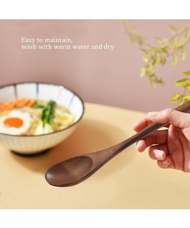 AIDIRui 8 Pcs Wooden 9 inchJapanese Spoon Fork Set Kitchen Tableware Natural Wood Cutlery Wooden Dinner Cutlery Set - Buy Online on SooperMarket.com