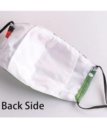 1 Pieces Adults Protect_Cover_Mask Washable Reusable Christmas Print With Filter Pocket Adjustable Earloops (Q) - Buy Online on SooperMarket.com