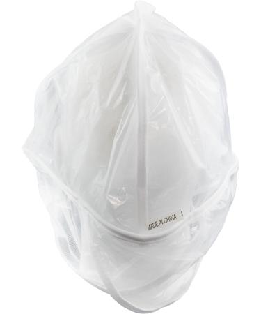 Waterproof Foldable Travel Rain Bonnet Hat 2 Pack - White | One Size with Ties - Buy Online on SooperMarket.com