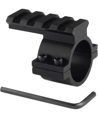 Higoo 1-Inch Scope Ring Adaptor with Picatinny/Weaver Rail Mount - Tactical Barrel Clamp for Scope Flashlight Laser Sight - Buy Online on SooperMarket.com