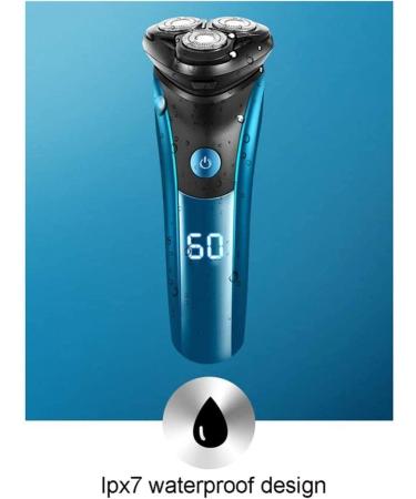 GeRRiT Electric Shaver for Men - 3-in-1 Blade Razor Waterproof LED Display Fast Charging - Ideal for Travel & Daily Use - Buy Online on SooperMarket.com