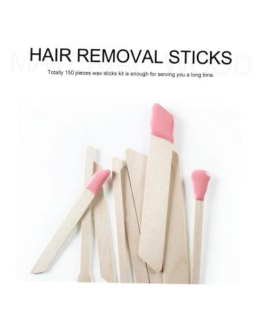 FOMIYES 750 STK Wood Wax Strips Hair Removal Tool - Easy Use Applicator for Smooth Skin | International Shipping Available - Buy Online on SooperMarket.com