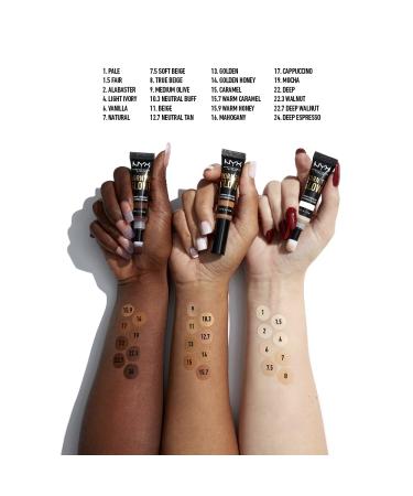 NYX Born To Glow Radiant Concealer - Light Ivory | Medium Coverage - Buy Online on SooperMarket.com