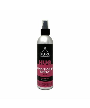 The Pet Guru Scented Natural Dog Conditioning Spray 250ml - HUG Rejuvenating Baby Powder Fragrance - Conditioning Moisturising Dog Grooming Spray - Dog Puppy Grooming 250ml HUG