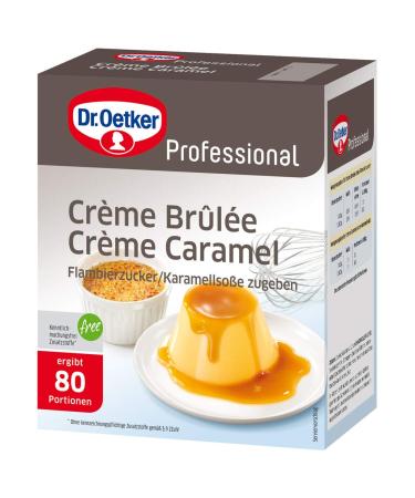 Dr. Oetker Professional Cr me Br l e / Cr me Caramel dessert powder in 1 kg pack 1-39-250532 Cr me Br l e/Cr me Caramel