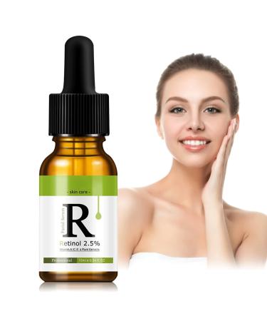 Trendyfave Retinol Serum for Face 2.5% Retinol Intense Serum Reduce Wrinkle Fine Line & Dark Circle Face Serum with Retionl Hyaluronic Acid Vitamin C & E Anti-aging Moisturiser