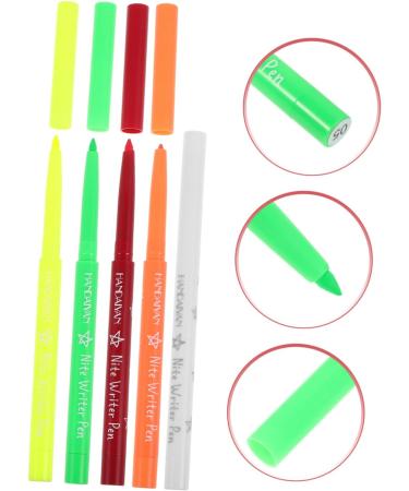 BELLIFFY 5pcs Halloween Paint Pen Fluorescence Liner Eyeliner Pencil Make up Highlighter Eye Liner Plastic - Buy Online on SooperMarket.com