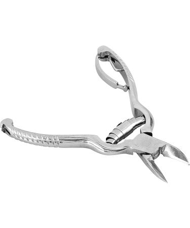 MUNEFE Stainless Steel Cuticle Nipper Only Spring Toe Finger Cuticle Nipper Manicure Clipper for Adult Pedicure - Buy Online on SooperMarket.com