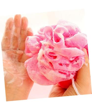 8 Pcs Mesh Sponge Shower Ball Soft Bath Pouf for Luxurious Cleansing | International Shipping Available - Buy Online on SooperMarket.com