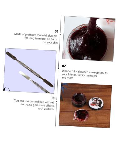 Mikinona Halloween Makeup Wax Kit | Special Effects Skin Wax for Professional Face Painting & Zombie Makeup - Buy Online on SooperMarket.com