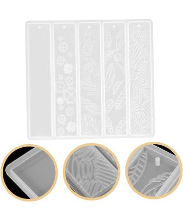 TEHAUX 2pcs Bookmark Mold Bookmark Making Mold Crystal Epoxy Molds Resin Epoxy Molds Silicone Molds Resin Moulds DIY Molds for Resin Sequins School Supplies Silica Gel Cat Paw Student White 2x2pcs 15.8X14.8cmx2pcs - Buy Online on SooperMarket.com