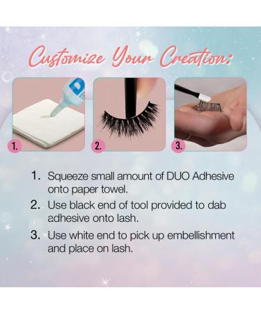Ardell Winks Dare to Dazzle 222 - 2 Pairs with DUO Clear Adhesive | Medium Volume Long-Lasting & Easy Daily Wear - Buy Online on SooperMarket.com