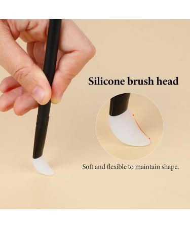 Cysthade Applicator Set - 3PCS Black Silicone Eyeshadow Brushes | Professional Make-Up Tools for Women & Girls - Buy Online on SooperMarket.com