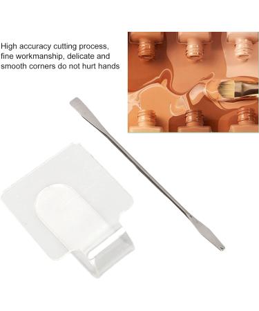 Cosmetic Acrylic Mixing Palette - Transparent Mixing Tray & Spatula Set for Makeup & Nail Art | International Shipping - Buy Online on SooperMarket.com