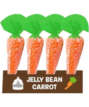 Bonds Jelly Bean Carrots Set of 4 Orange Flavour Sweets Sweet Candy Easter Carrot Jelly Beans Great For Easter Hunt Treats - Buy Online on SooperMarket.com