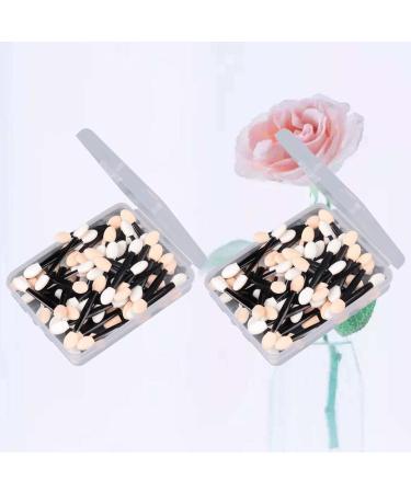 KALLORY 100 Pcs Make up for Face Makeup Eye Makeup Tools Eye Shadow Double Head Cosmetic - Buy Online on SooperMarket.com