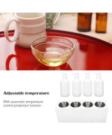 Massage Oil Lotion Warmer - Fast Heating 9 Speed Adjustable & Detachable - 4 Bottles for Perfect Relaxation | International Shipping Available - Buy Online on SooperMarket.com
