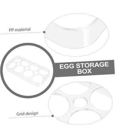 jojofuny 2pcs Egg Storage Box Food Tray Shelf Mustard Deviled Egg Holder with Lid Egg Tray Basket Filling Assorted Colorx2pcs 17.5x8.5x2cmx2pcs - Buy Online on SooperMarket.com