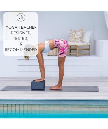 Yoga Blocks 2 Pack - High Density Lightweight EVA Foam - Leopard Print Yoga Bricks - Home and Travel Set - Buy Online on SooperMarket.com